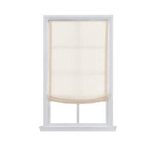 27 X 64 Home Basics Cordless Light Filtering Relaxed Roman Shade